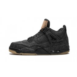 Cheap Air Jordans 4 X Levis Black Black/Black Mens AO2571 001