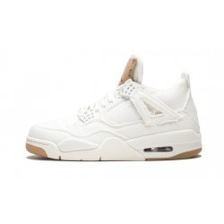 Cheap Air Jordans 4 X Levis White WHITE/WHITE-WHITE Mens AO2571 100