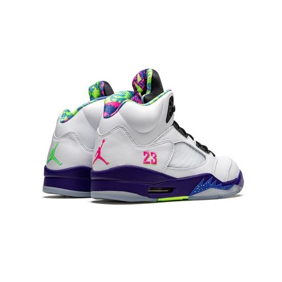 Cheap Air Jordans 5 Retro Alternate Bel-Air WHITE/COURT PURPLE-RACER PINK- Mens DB3335 100