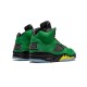 Cheap Air Jordans 5 Oregon APPLE GREEN/BLACK-YELLOW STRIK Mens CK6631 307