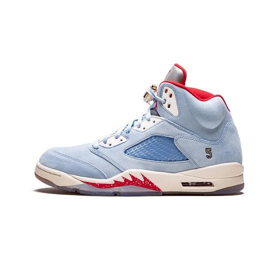 Cheap Air Jordans 5 Retro Ice Blue ICE BLUE/UNIVERSITY RED-SAIL-M Mens CI1899 400