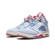 Cheap Air Jordans 5 Retro Ice Blue ICE BLUE/UNIVERSITY RED-SAIL-M Mens CI1899 400