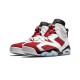 Cheap Air Jordans 6 Retro Carmine WHITE/BLACK-CARMINE Mens CT8529 106