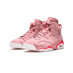 Cheap Air Jordans 6 Retro "Millennial Pink" RUST PINK/BRIGHT CRIMSON Womens CI0550 600