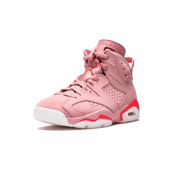 Cheap Air Jordans 6 Retro Millennial Pink RUST PINK/BRIGHT CRIMSON Womens CI0550 600