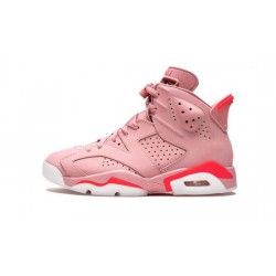 Cheap Air Jordans 6 Retro "Millennial Pink" RUST PINK/BRIGHT CRIMSON Womens CI0550 600
