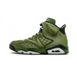 Cheap Air Jordans 6 Retro Pinnacle "Promo Flight Jacket" PALM GREEN/PALM GREEN-BLACK Mens AH4614 303