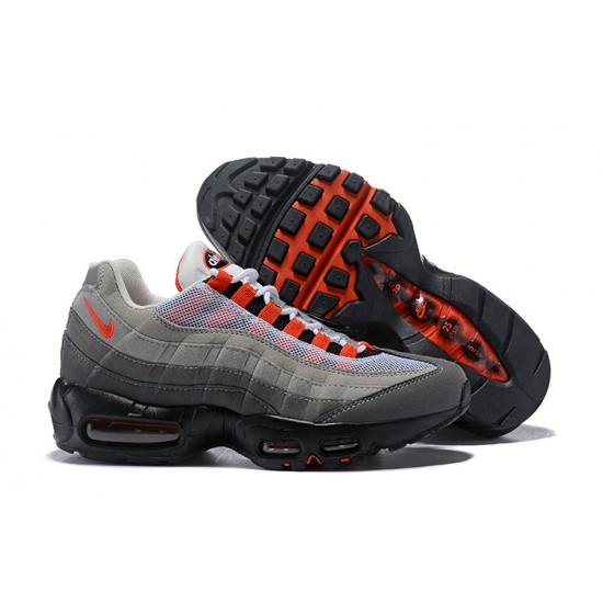 Cheap Nike Air Max 95 OG (M) Grey Red Sneakers AT2865-100