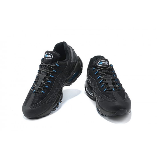 Cheap Nike Air Max 95 TT (M) Black and Blue Sneakers