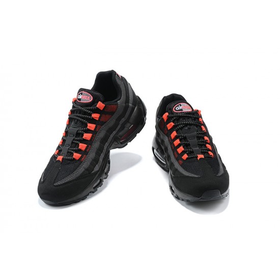 Cheap Nike Air Max 95 TT (M) Black and Red Sneakers