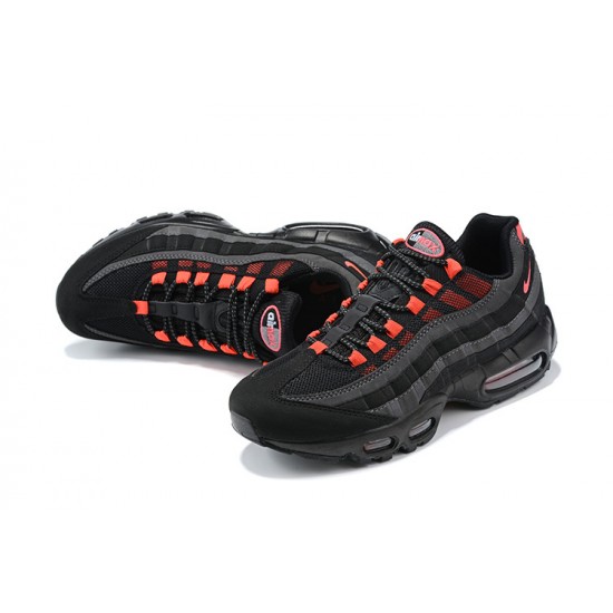 Cheap Nike Air Max 95 TT (M) Black and Red Sneakers