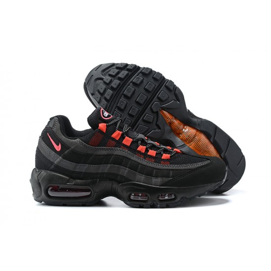 Cheap Nike Air Max 95 TT (M) Black and Red Sneakers