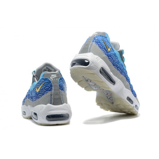 Cheap Nike Air Max 95 TT (M) Blue Grey White Sneakers CW7992-001