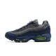 Cheap Nike Air Max 95 TT (M) Grey Blue and Black Black Sneakers DA1504-400 