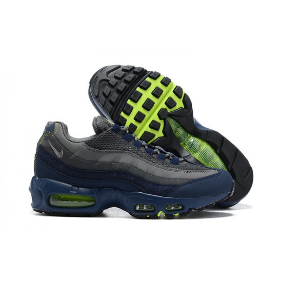 Cheap Nike Air Max 95 TT (M) Grey Blue and Black Black Sneakers DA1504-400 