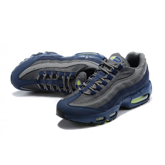 Cheap Nike Air Max 95 TT (M) Grey Blue and Black Black Sneakers DA1504-400 