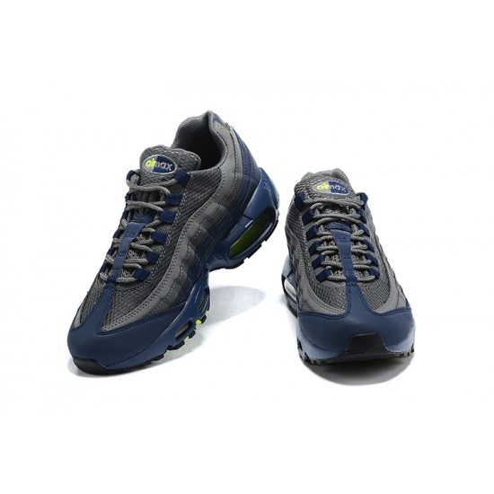 Cheap Nike Air Max 95 TT (M) Grey Blue and Black Black Sneakers DA1504-400 