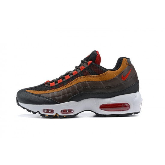 Cheap Nike Air Max 95 TT (M) Grey Red and Brown Sneakers 