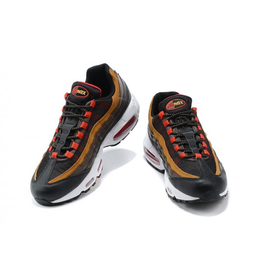 Cheap Nike Air Max 95 TT (M) Grey Red and Brown Sneakers 