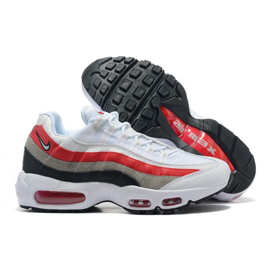 Cheap Nike Air Max 95 TT (M) White Red Sneakers DQ3430-001