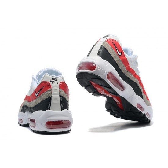 Cheap Nike Air Max 95 TT (M) White Red Sneakers DQ3430-001