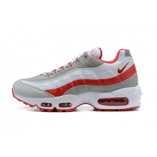 Cheap Nike Air Max 95 TT (M) White Red and Grey Sneakers