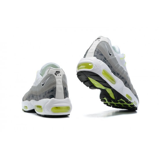 Cheap Nike Air Max 95 TT (M) White and Grey Sneakers