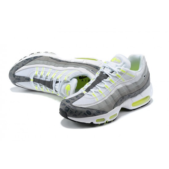 Cheap Nike Air Max 95 TT (M) White and Grey Sneakers