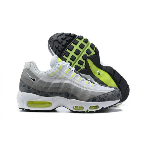 Cheap Nike Air Max 95 TT (M) White and Grey Sneakers