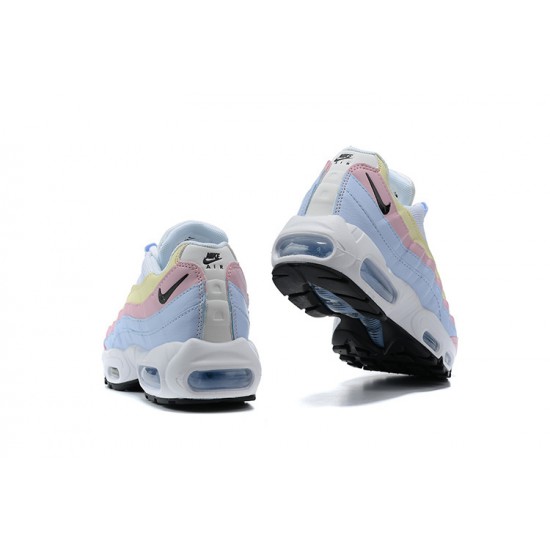 Cheap Nike Air Max 95 TT (W) Blue Yellow Pink Sneakers