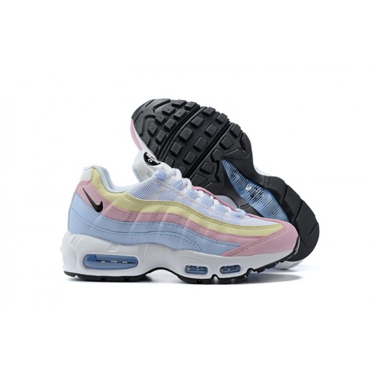 Cheap Nike Air Max 95 TT (W) Blue Yellow Pink Sneakers