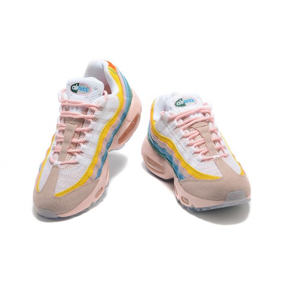 Cheap Nike Air Max 95 TT (W) Yellow Pink White Sneakers DQ9323-200