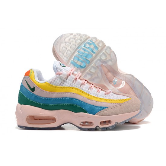 Cheap Nike Air Max 95 TT (W) Yellow Pink White Sneakers DQ9323-200