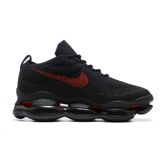 Cheap Nike Air Max Scorpion (M) Black and Red Sneakers 