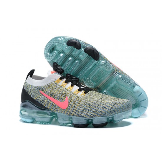 Cheap Nike Air VaporMax Flyknit 3 (W/M) Black Green Sneakers AJ6910-104