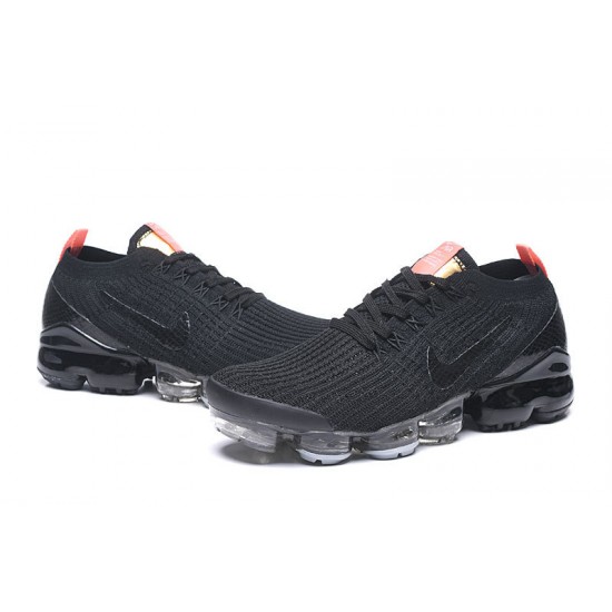 Cheap Nike Air VaporMax Flyknit 3 (W/M) Black Orange Sneakers