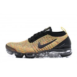 Cheap Nike Air VaporMax Flyknit 3 (W/M) Black Yellow Sneakers  AJ6900-006