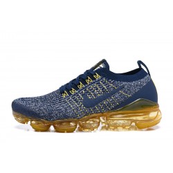 Cheap Nike Air VaporMax Flyknit 3 (W/M) Blue Yellow  Sneakers AJ6900-444