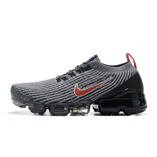 Cheap Nike Air VaporMax Flyknit 3 (W/M) Grey Red Sneakers AJ6900-012