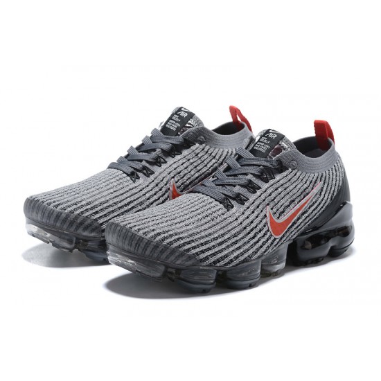 Cheap Nike Air VaporMax Flyknit 3 (W/M) Grey Red Sneakers AJ6900-012