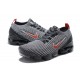 Cheap Nike Air VaporMax Flyknit 3 (W/M) Grey Red Sneakers AJ6900-012