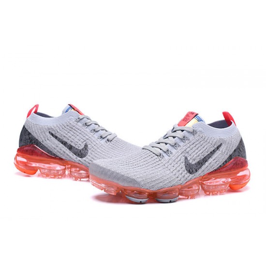 Cheap Nike Air VaporMax Flyknit 3 (W/M) Grey Red Sneakers AJ6900-600