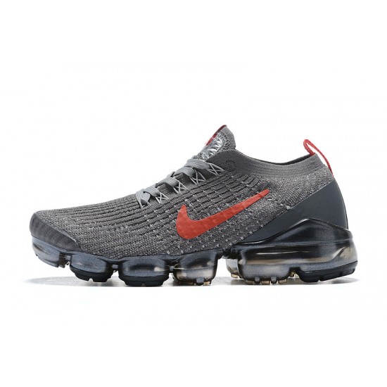 Cheap Nike Air VaporMax Flyknit 3 (W/M) Grey Red Sneakers CT1270-001