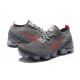 Cheap Nike Air VaporMax Flyknit 3 (W/M) Grey Red Sneakers CT1270-001