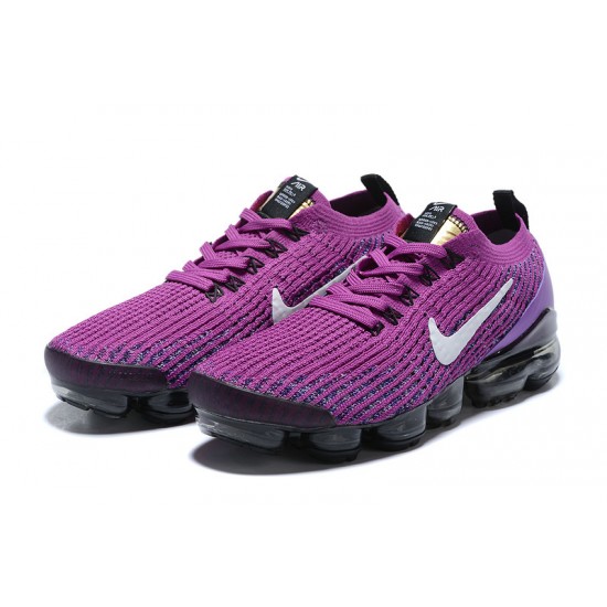 Cheap Nike Air VaporMax Flyknit 3 (W/M) Purple Black Sneakers AJ6900-502