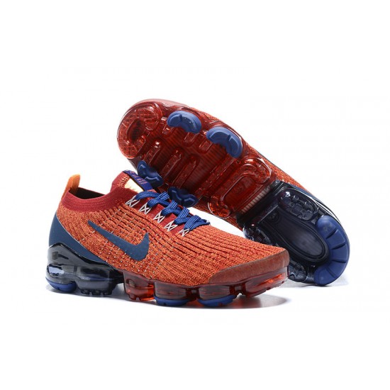 Cheap Nike Air VaporMax Flyknit 3 (W/M) Red Blue Sneakers AJ6900-600