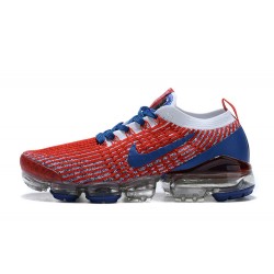 Cheap Nike Air VaporMax Flyknit 3 (W/M) Red Blue Sneakers CW5585-100