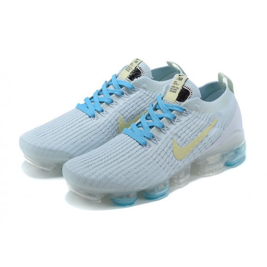 Cheap Nike Air VaporMax Flyknit 3 (W/M) White Blue Sneakers AJ6910-500