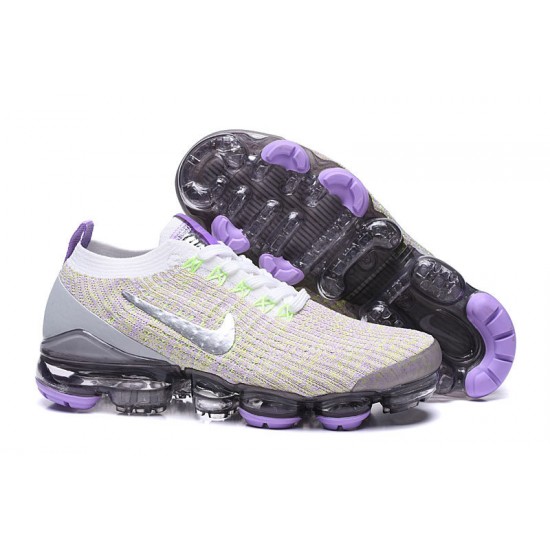 Cheap Nike Air VaporMax Flyknit 3 (W/M) White Purple Sneakers AJ6900-102