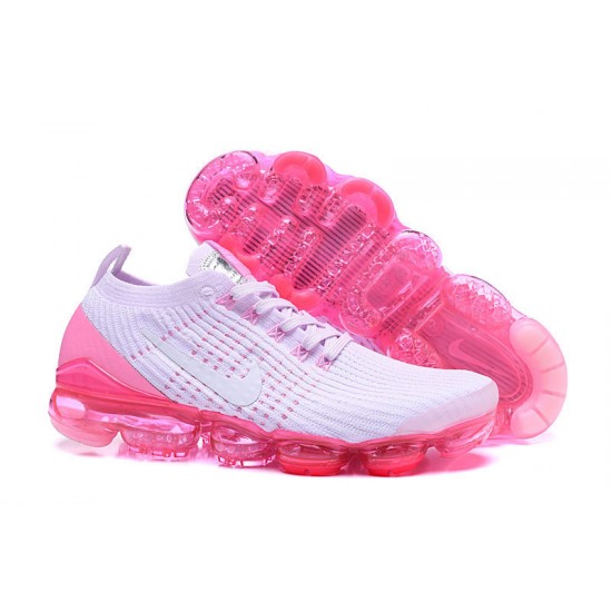 Cheap Nike Air VaporMax Flyknit 3 (W) White Pink Sneakers AJ6910-005